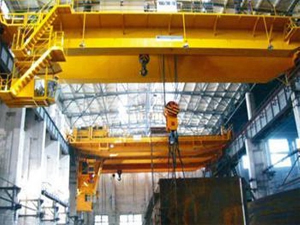 廣東惠州雙梁行吊廠家銷售20噸抓斗橋式起重機(jī)