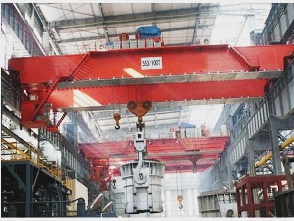 甘肅張掖天車天吊廠家20噸雙梁電磁橋式起重機(jī)