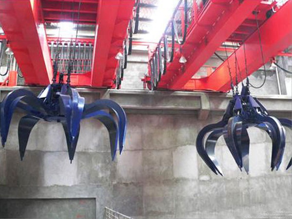 云南保山天車天吊廠家抓斗橋式起重機