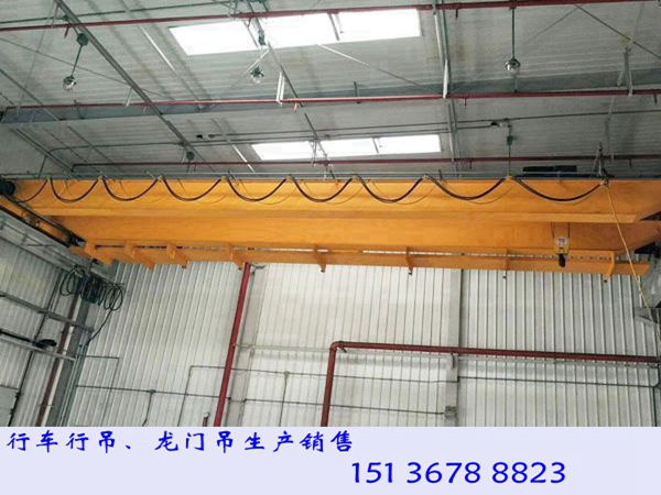 遼寧營口單梁行吊廠家20噸電動雙梁起重機(jī)