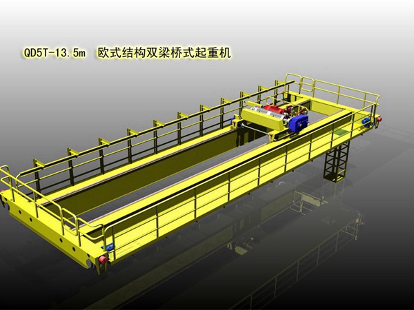 廣東云浮雙梁行吊廠家45噸歐式起重機(jī)銷(xiāo)售
