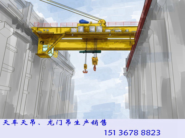 四川甘孜雙梁行吊廠家20噸吊鉤橋式起重機(jī)