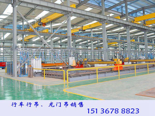 云南大理雙梁行吊廠家5T-15M橋式起重機(jī)