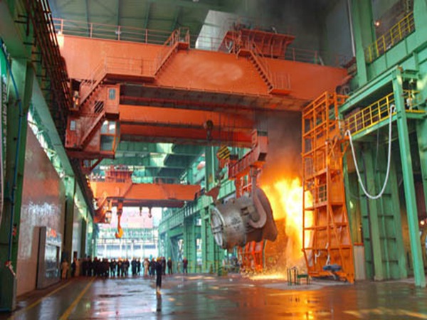 遼寧大連天車天吊廠家70噸鑄造起重機(jī)煉鋼廠用