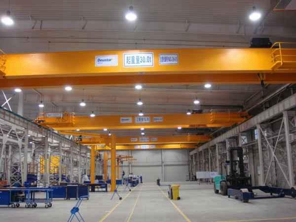 河北張家口雙梁行吊廠家10T雙梁航吊安全可靠